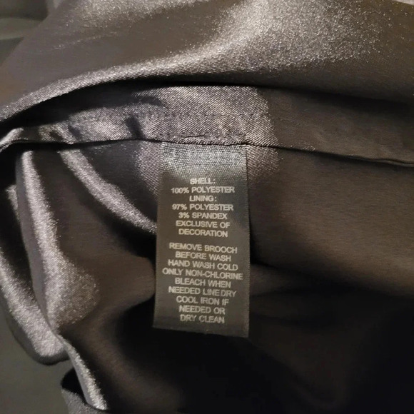 White house black market pleated black dress - Picture 6 of 8